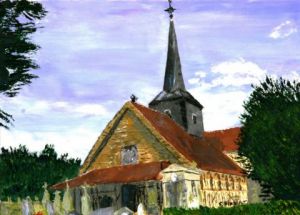 Voir le détail de cette oeuvre: Église à pan de bois, Outines (Marne)
