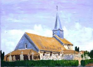 Voir le détail de cette oeuvre: Église à pan de bois, Sainte Marie du lac (Marne)